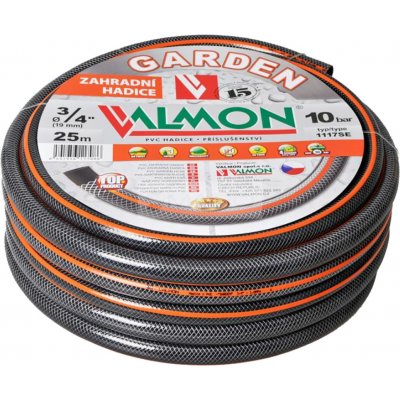 Valmon zahradní hadice PVC 3/4" šedo/oranžová neprůhledná 25m 11117SE2025