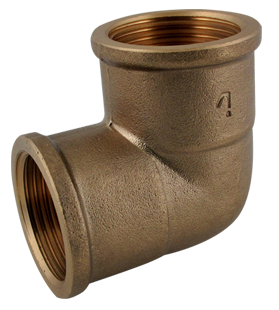 6500 mosazné koleno PN20 90° FF 3/8"
