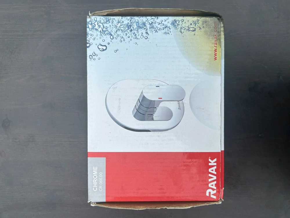Ravak podomítková sprchová baterie bez přepínače pro R-box CHROME CR 066.00 DOPRODEJ