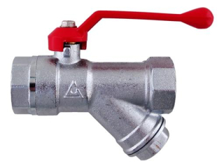 kulový kohout s fitrem PN 20 3/4" 1221