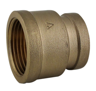 6760 mosazný redukovaný nátrubek PN20 3/8" x 1/2"