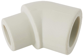 6224 PPR kolínko 45°s trnem PN 20 25