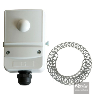 Regulus termostat provozní zakrytovaný příložný 17-90°C nastavitelný šroubovákem 10836