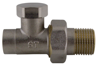409D Radiátorový regulační ventil přímý pájecí 1/2" x 15