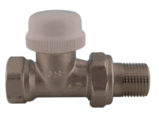 417D Termostatický ventil radiátorový přímý DN15 1/2" PN10, Tmax 110°C