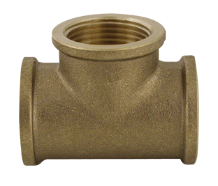 6600 mosazný T-kus FFF 5/4" PN20